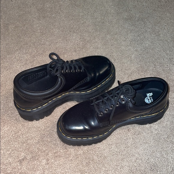 dr martens / doc martens platform 1461 smooth leather shoes - Picture 2 of 3